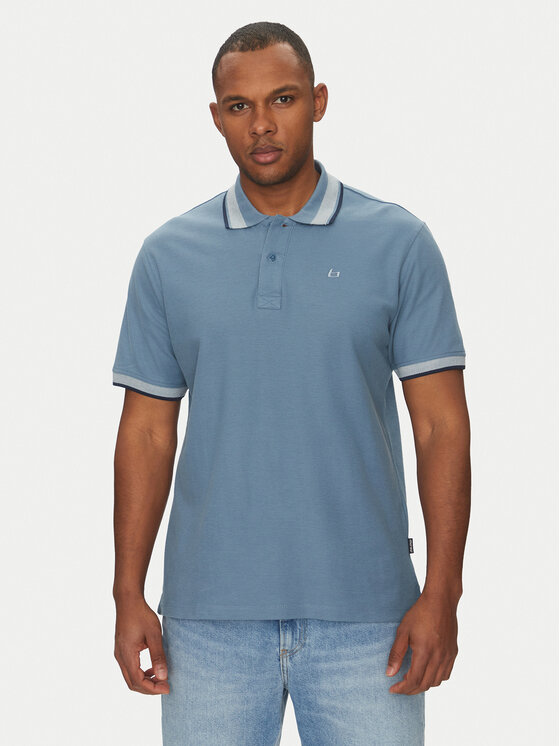 Blend Blend Polo marškinėliai 20717916 Mėlyna Regular Fit