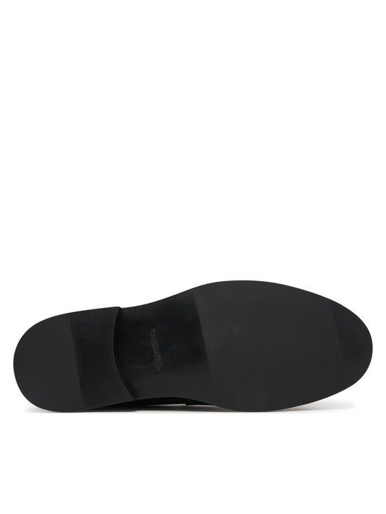 Calvin Klein Loafers Calvin Klein Ess Rubber Loafer Wr Pol Lth HM0HM02171 Nero
