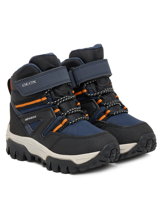 Geox Sněhule Geox J Himalaya B Abx J46FRD 050FU C0659 M Tmavomodrá