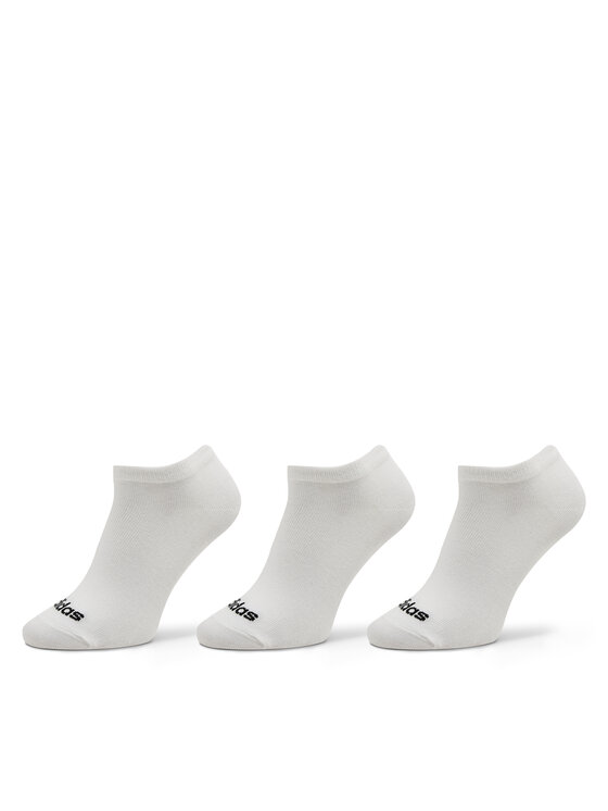 adidas Pēdiņas adidas Thin Linear Low-Cut Socks 3 Pairs HT3447 Balts