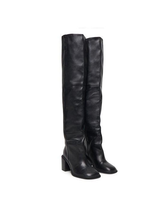 Naked Wolfe Čižmy Naked Wolfe Nature Nappa Prince Čierna