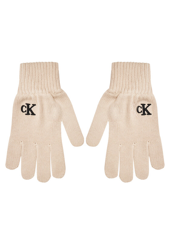 Calvin Klein Дамски ръкавици Calvin Klein Seasonal K60K612661 Бежов