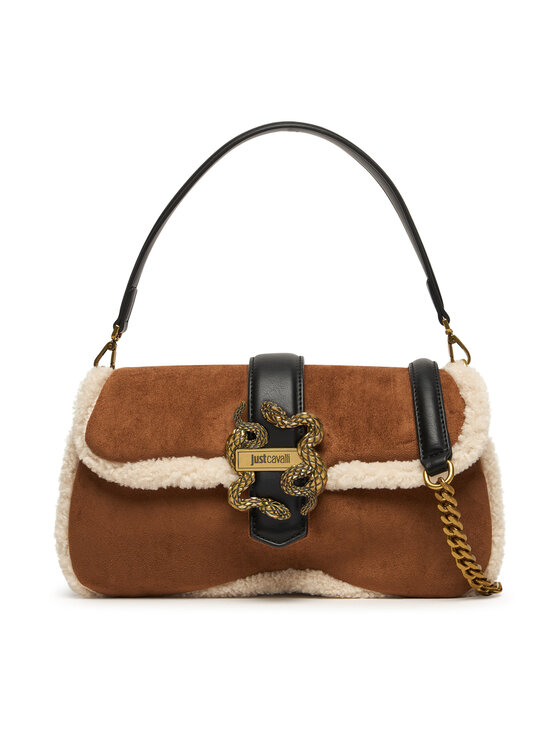 Just Cavalli Сумка Just Cavalli Iconic Snakes 81RA4BA1 ZSE75 Коричневий