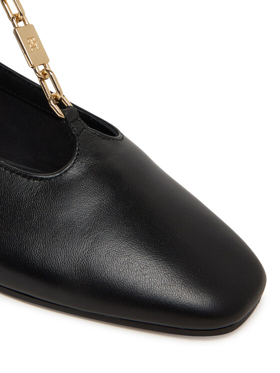 Tommy Hilfiger Bailarinas Tommy Hilfiger Th-Bar Chain Ballet FW0FW09003 Negro