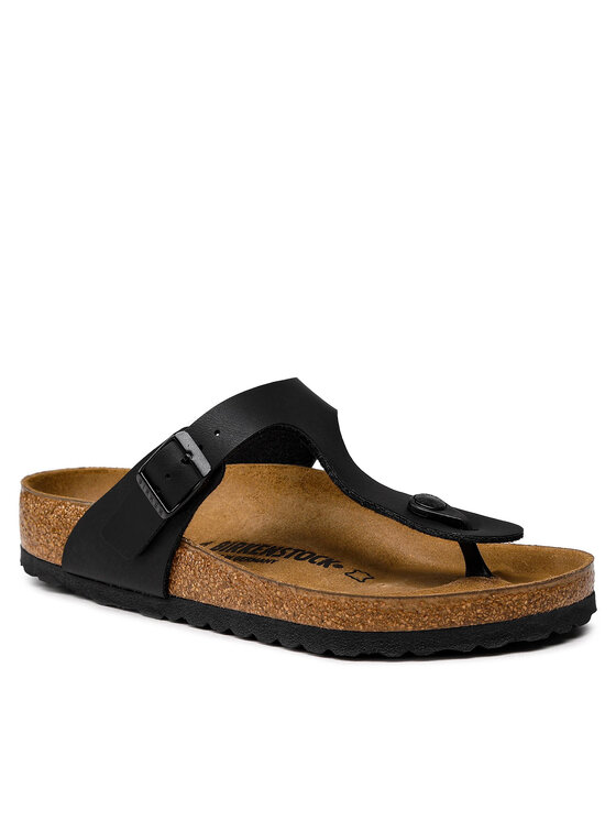 Birkenstock Japonki Birkenstock Gizeh 043691 Czarny