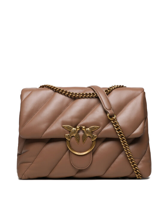PINKO Дамска чанта PINKO Love Big Puff Cl . AI 23-24 PLTT 100037 A0F2 Кафяв