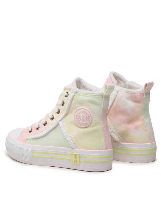 Big Star Shoes Plátenky Big Star Shoes LL274177 Zelená