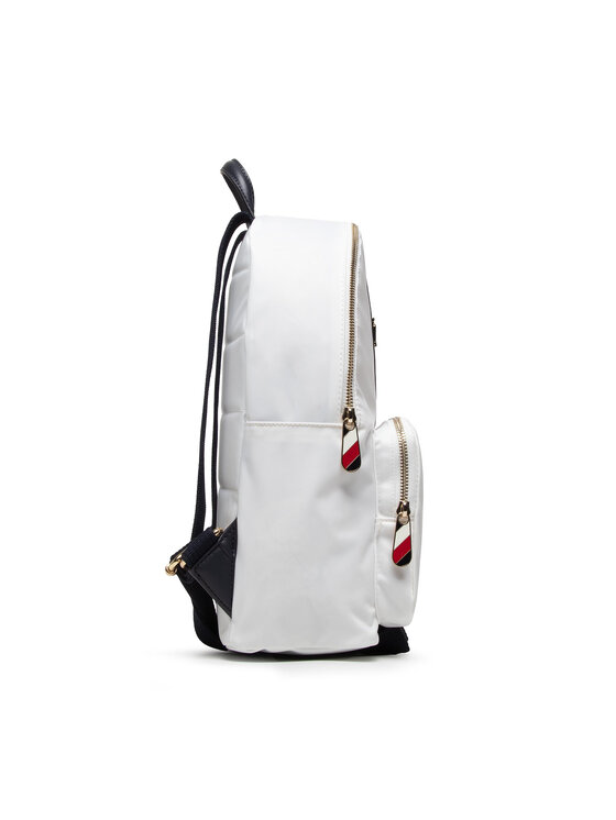 Tommy Hilfiger Batoh Tommy Hilfiger Poppy Backpack Corp AW0AW11338 Bílá