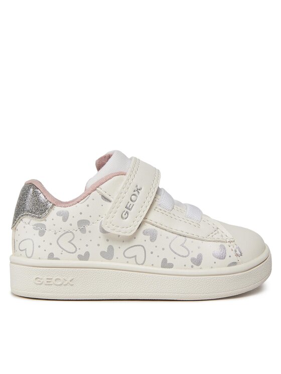 Geox Sneakersy Geox B Eclyper Girl B455MA 0BCKC C0007 Biały