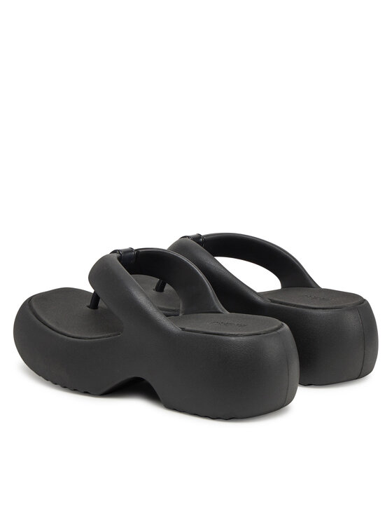Melissa Flip flop Melissa Melissa Free Fuzzy Platform Ad M 35875 Negru