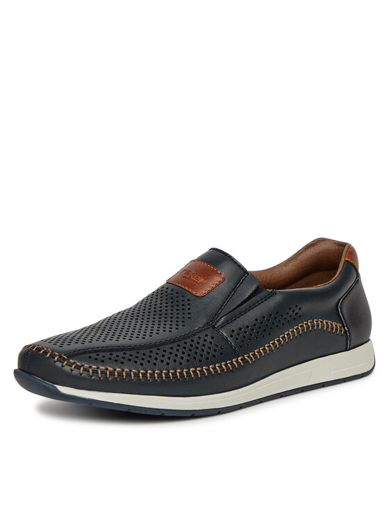 Rieker Pantofi Rieker 11950-14 Bleumarin