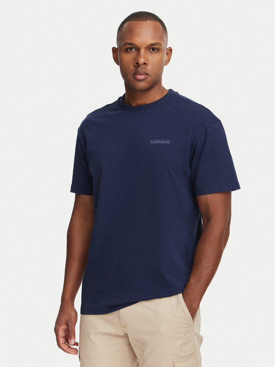Napapijri Napapijri Camiseta Yourte NP0A8AU2 Azul marino Relaxed Fit