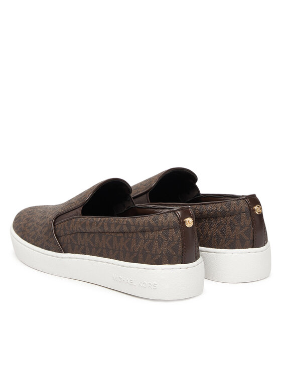 MICHAEL Michael Kors Tenisówki MICHAEL Michael Kors Keaton Slip On 43F7KTFP1B Brązowy