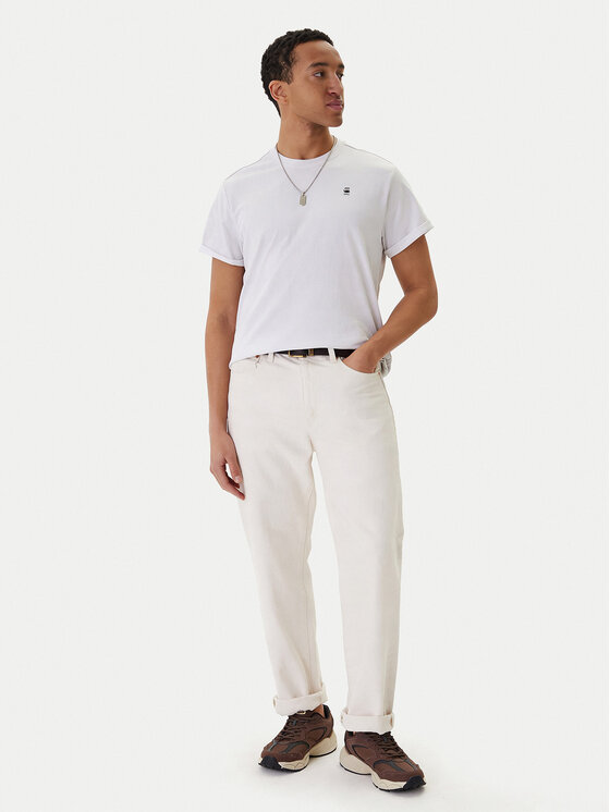 G-Star Raw G-Star Raw Majica Lash D16396-B353-110 L Bela Relaxed Fit