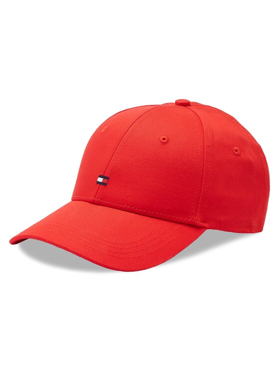 Czapka z daszkiem Tommy Hilfiger Essential AW0AW14542 Czerwony ...