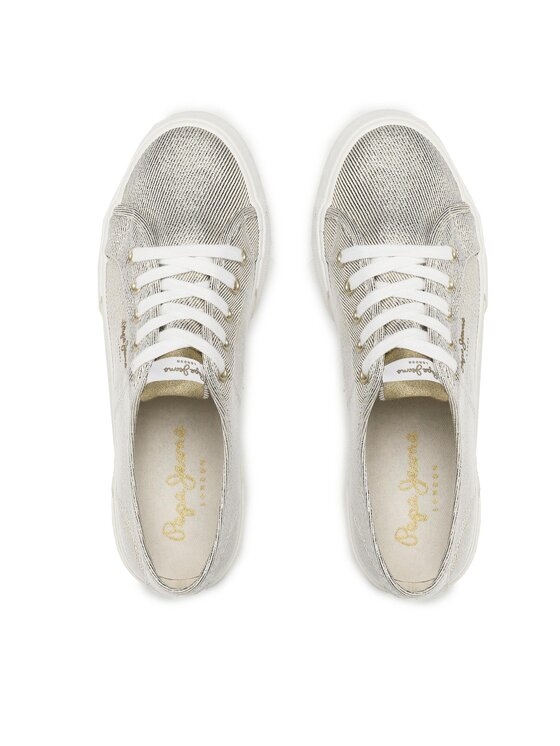 Pepe Jeans Tenisenes Pepe Jeans Brady Party W PLS31439 Zelta