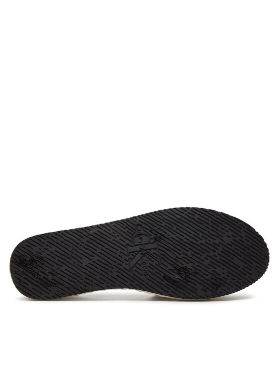 Calvin Klein Jeans Espadrillas Calvin Klein Jeans Ankle Espadrille Btw YW0YW01027 Nero