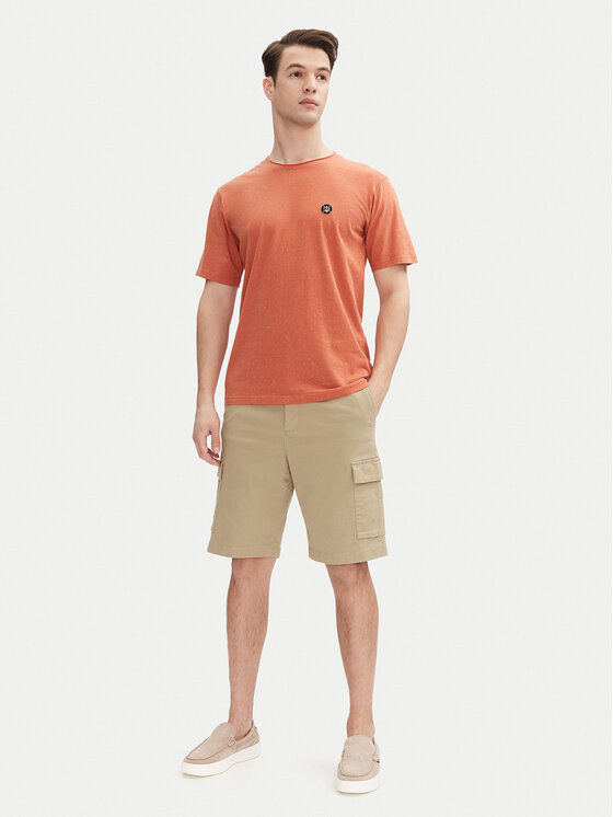 INDICODE INDICODE Футболка Carlsin 41-121 Оранжевий Regular Fit