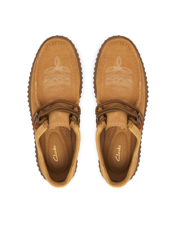 Clarks Туфлі Clarks Torhill Lo 26327293 Світло-коричневий