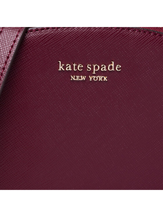Kate Spade Ročna torba Kate Spade Spencer Double-Zip Dome Crossbody K4562 Bordo rdeča