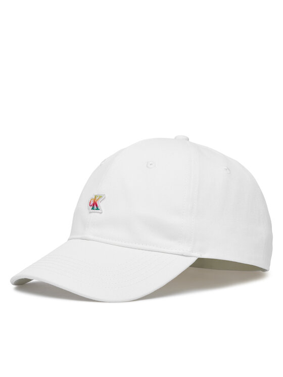 Calvin Klein Καπέλο Jockey Calvin Klein Iridecent LV04D5133G Λευκό