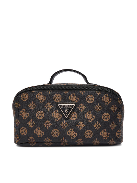 Guess Kosmētikas somiņa Guess Wilder Travel TWHP74 52067 Brūns