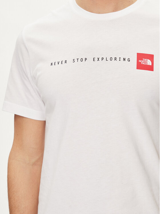 The North Face The North Face Camiseta Never Stop NF0A87NS Blanco Regular Fit