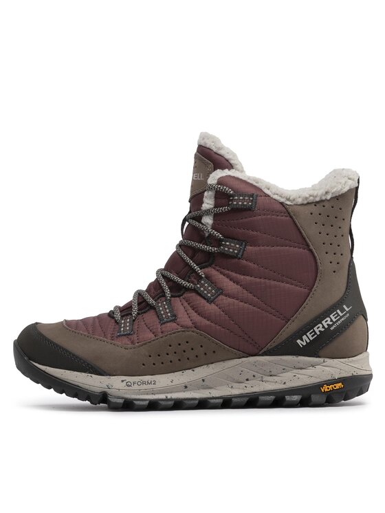 Merrell Снігоходи Merrell Antora Sneaker Boot Wp J066930 Бордовий