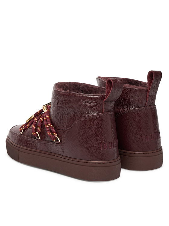 Inuikii Снігоходи Inuikii Full Leather Gloss 1001.001.0371 Бордовий