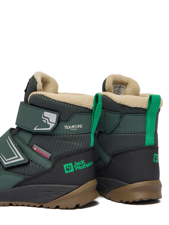 Jack Wolfskin Снігоходи Jack Wolfskin Polar Bear B Texapore Mid VC K A62144 E0206 Зелений