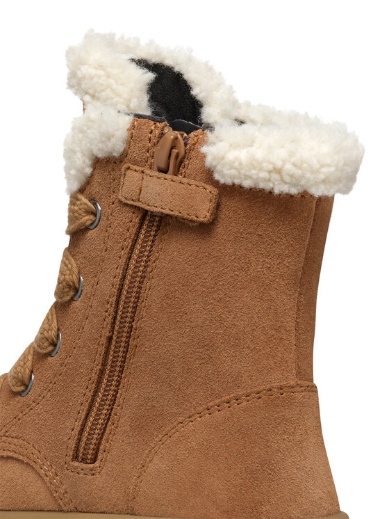 Geox Zimski škornji Geox J Theleven Girl Wpf J46HYC 00022 C6627 D Rjava