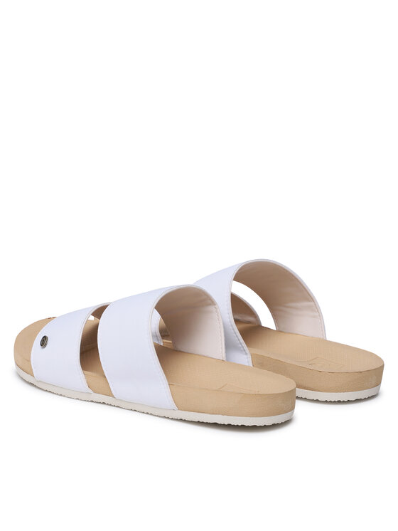 Rip Curl Natikači Rip Curl Swc Dual Strap Slide 154WOT Bela