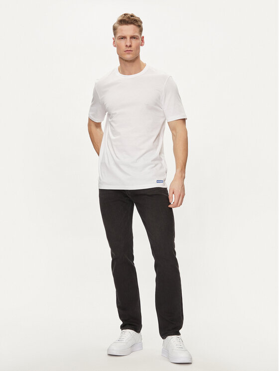 HUGO HUGO Conjunto de camisetas Naolo 50522382 Blanco Regular Fit