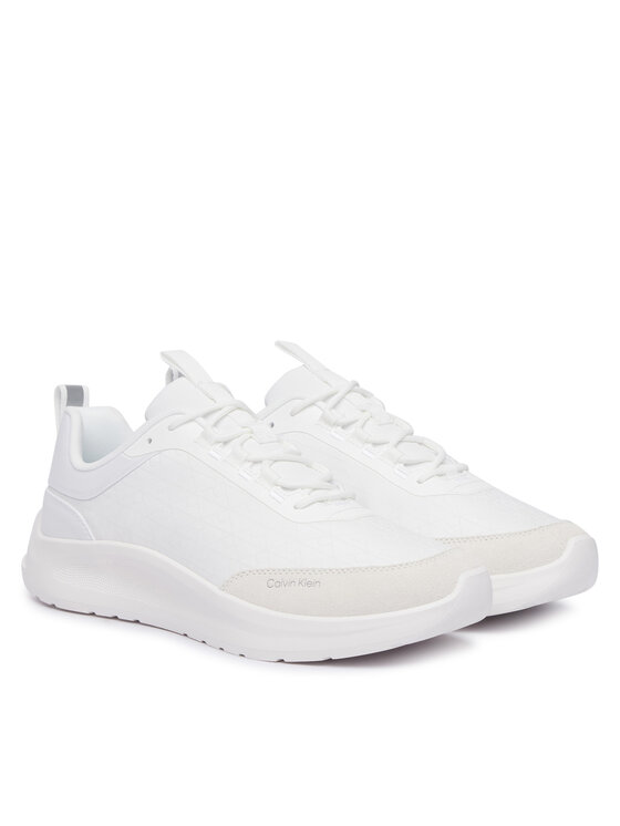 Calvin Klein Superge Calvin Klein Light Eva Runn Laceup Aop HM0HM02343 Bela
