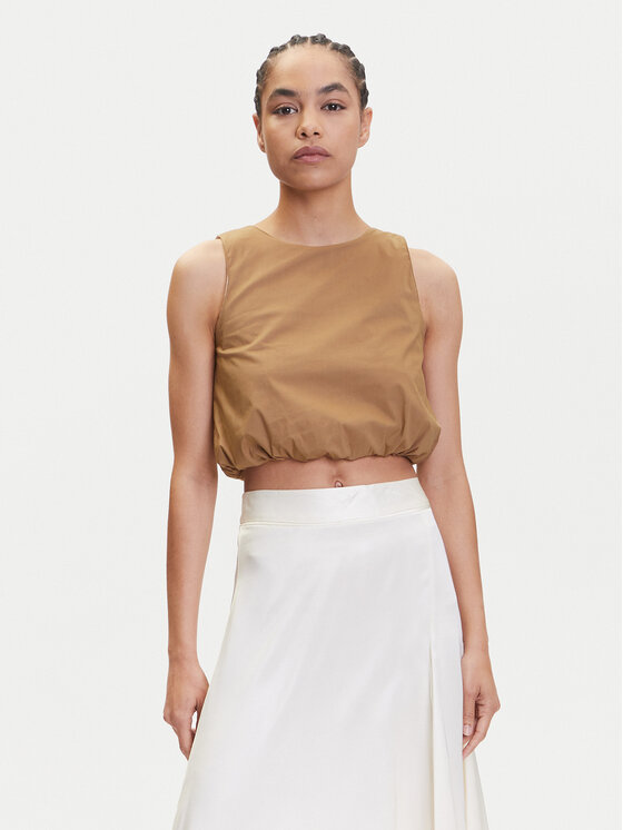Marella Marella Топ Chiatta 2515161132 Коричневий Regular Fit