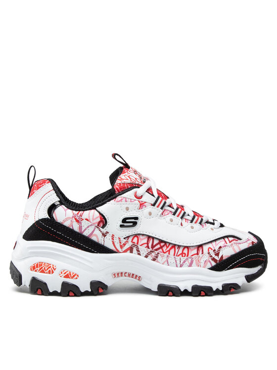 Sneakers Skechers Cupid Charm 149504/WRBK Bianco