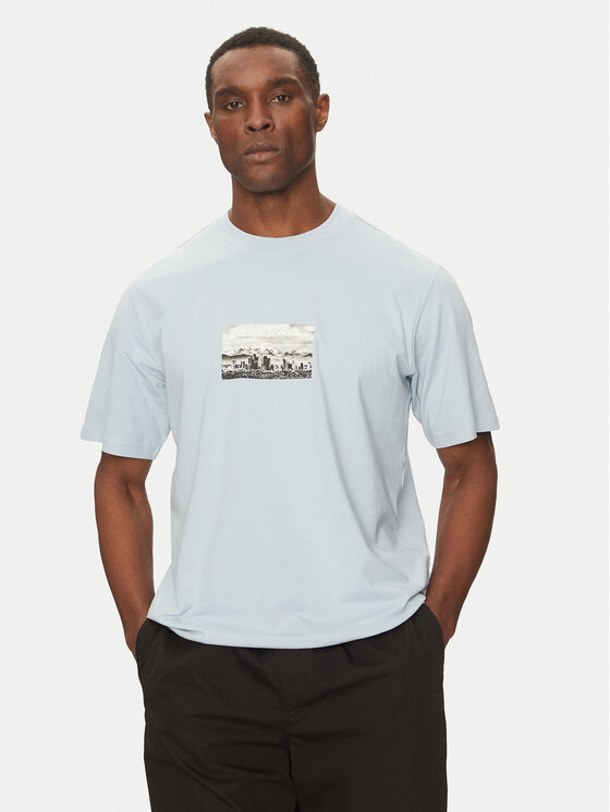 Jack & Jones Jack & Jones Camiseta Pacer Photo 12273775 Celeste Relaxed Fit