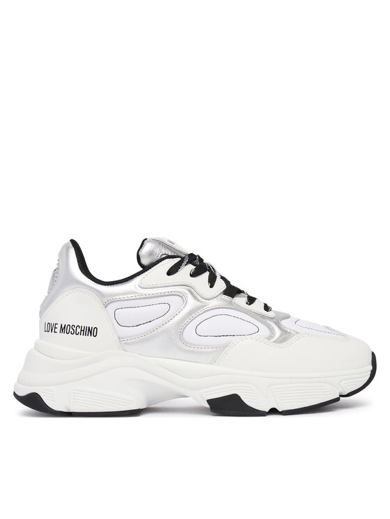 LOVE MOSCHINO Сникърси LOVE MOSCHINO JA15556G0PINR10A Бял