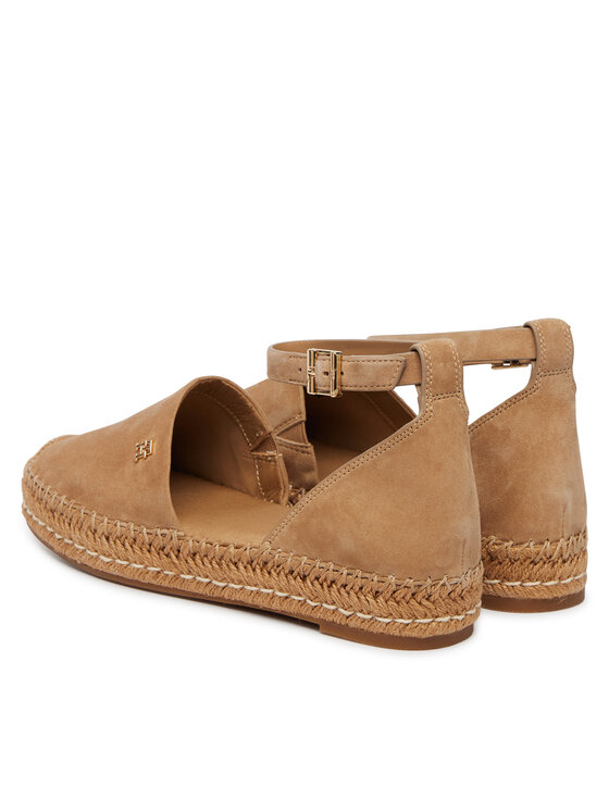 Tommy Hilfiger Espadrile Tommy Hilfiger Th Platform Espad Suede Strap FW0FW09144 Bej