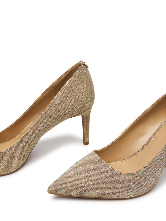 MICHAEL Michael Kors Pantofi cu toc subțire MICHAEL Michael Kors Alina Flex Pump 40S6HNMP1D Auriu