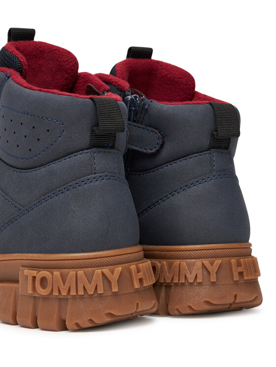 Tommy Hilfiger Gležnjarji Tommy Hilfiger T3X5-34129-1696 S Mornarsko modra