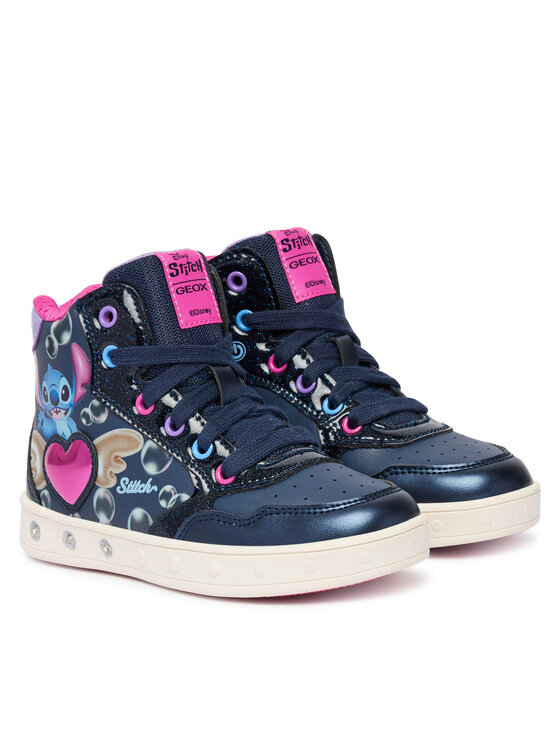 Geox Tenisice Geox J Skylin Girl J668WE 054AJ C4268 S Tamnoplava
