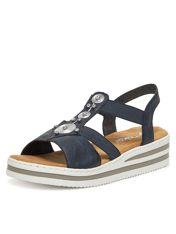 Rieker Sandale Rieker V0287-14 Bleumarin