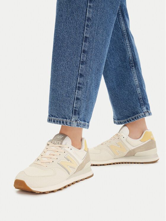 New Balance Laisvalaikio batai New Balance W574VA Kreminė