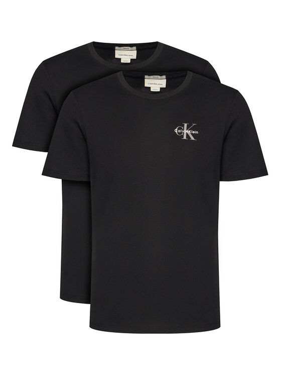 Calvin Klein Jeans Calvin Klein Jeans Conjunto de camisetas LV04RF279G Negro Regular Fit