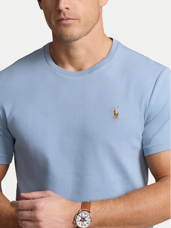 Polo Ralph Lauren Polo Ralph Lauren Camiseta 710740727080 Celeste Slim Fit
