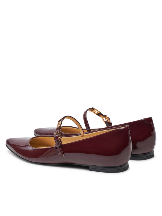 Guess Balerinke Guess Dannel FLFDAN PAF08 Bordo rdeča