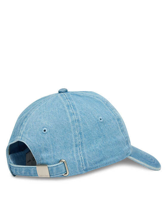 Calvin Klein Cappellino Calvin Klein Monogram Embroidery Denim Cap LV04G5003G Blu