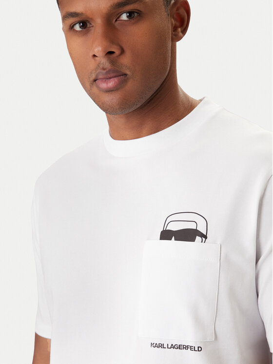 KARL LAGERFELD KARL LAGERFELD Camiseta 755047 561221 Blanco Regular Fit