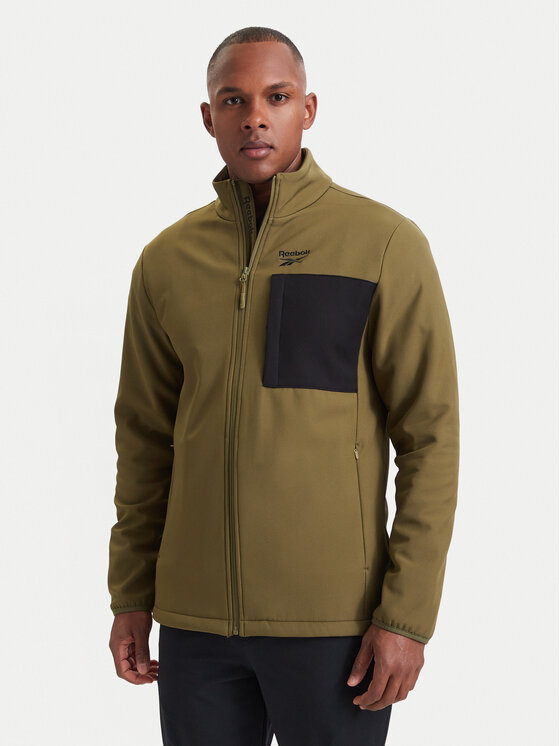 Reebok Reebok Softshell kabát RCC00096 Sötétzöld Regular Fit